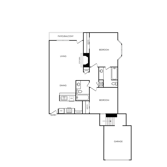 B1 Renovated 311 floor plan